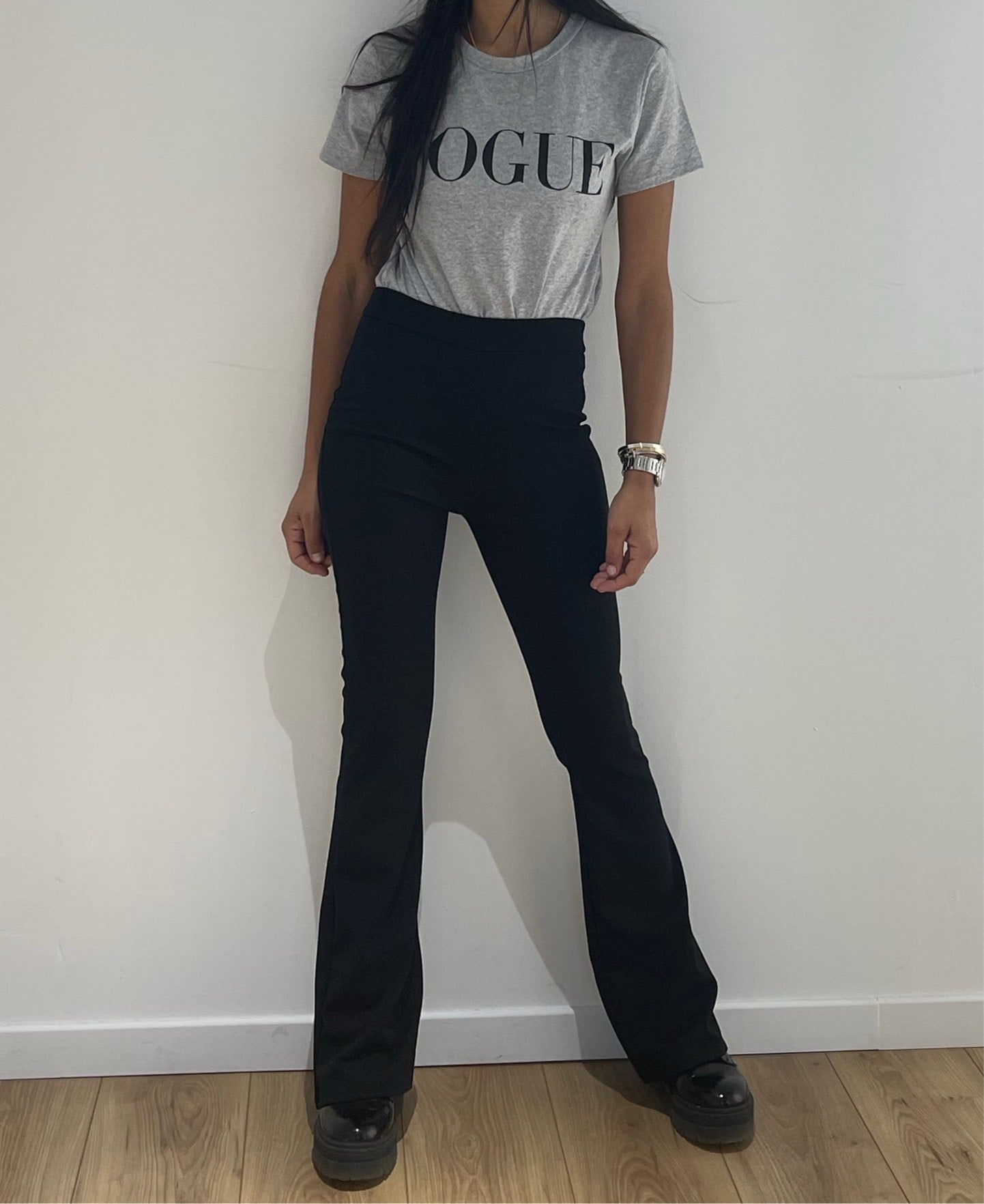 Pantalon Noir Evase pour Femme Kata Paris KATA PARIS