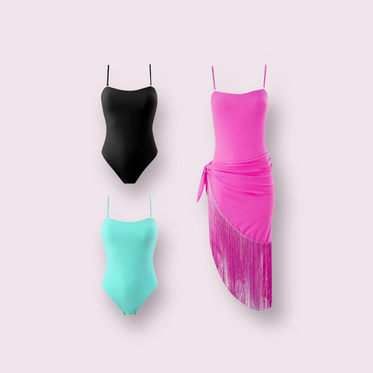 Ensemble maillot de bain pour femme, parfait pour un look frais et estival.